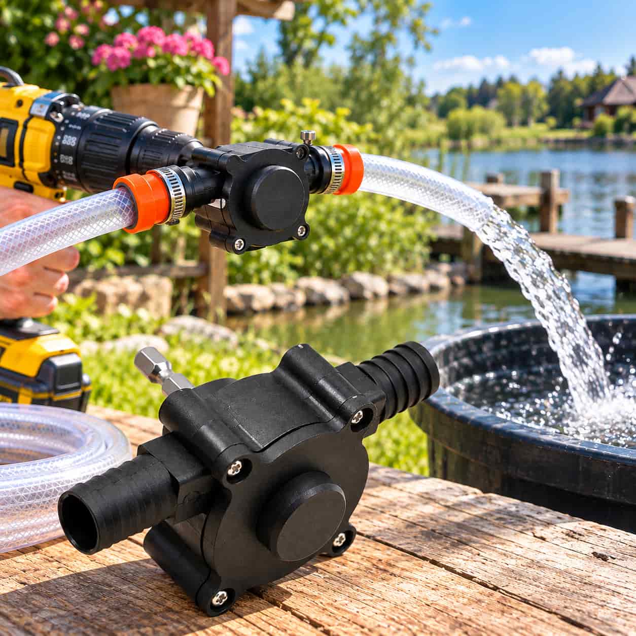DrillPump Помпа за Вода за Бормашина