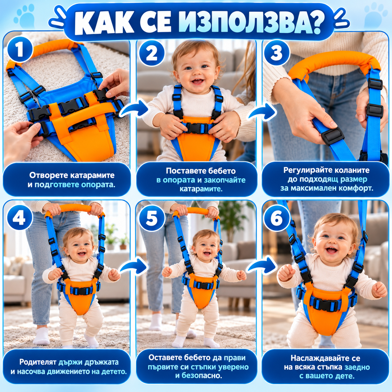 BabyGo Подкрепа за бебета