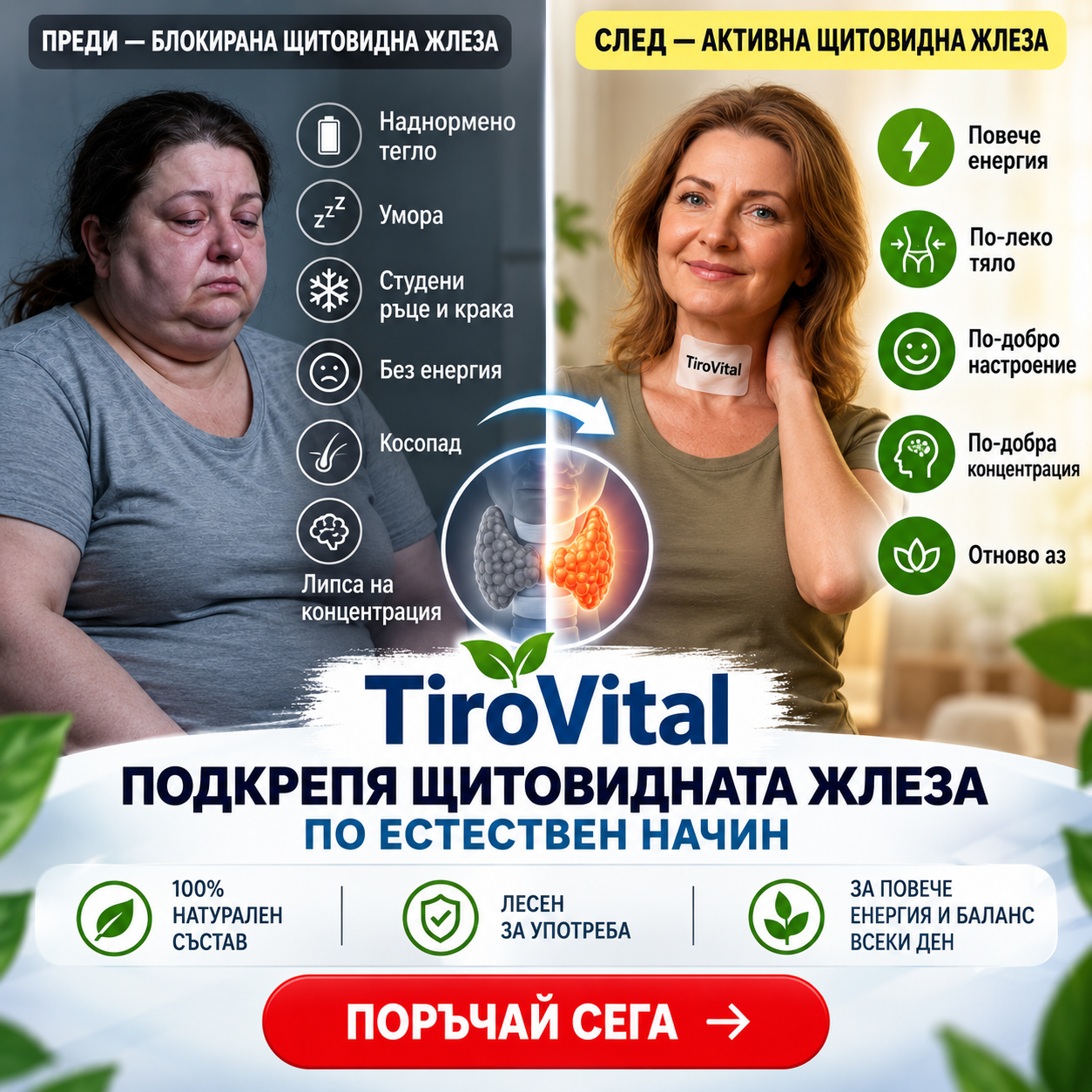Пластири за щитовидната жлеза – Напълняваш без причина?